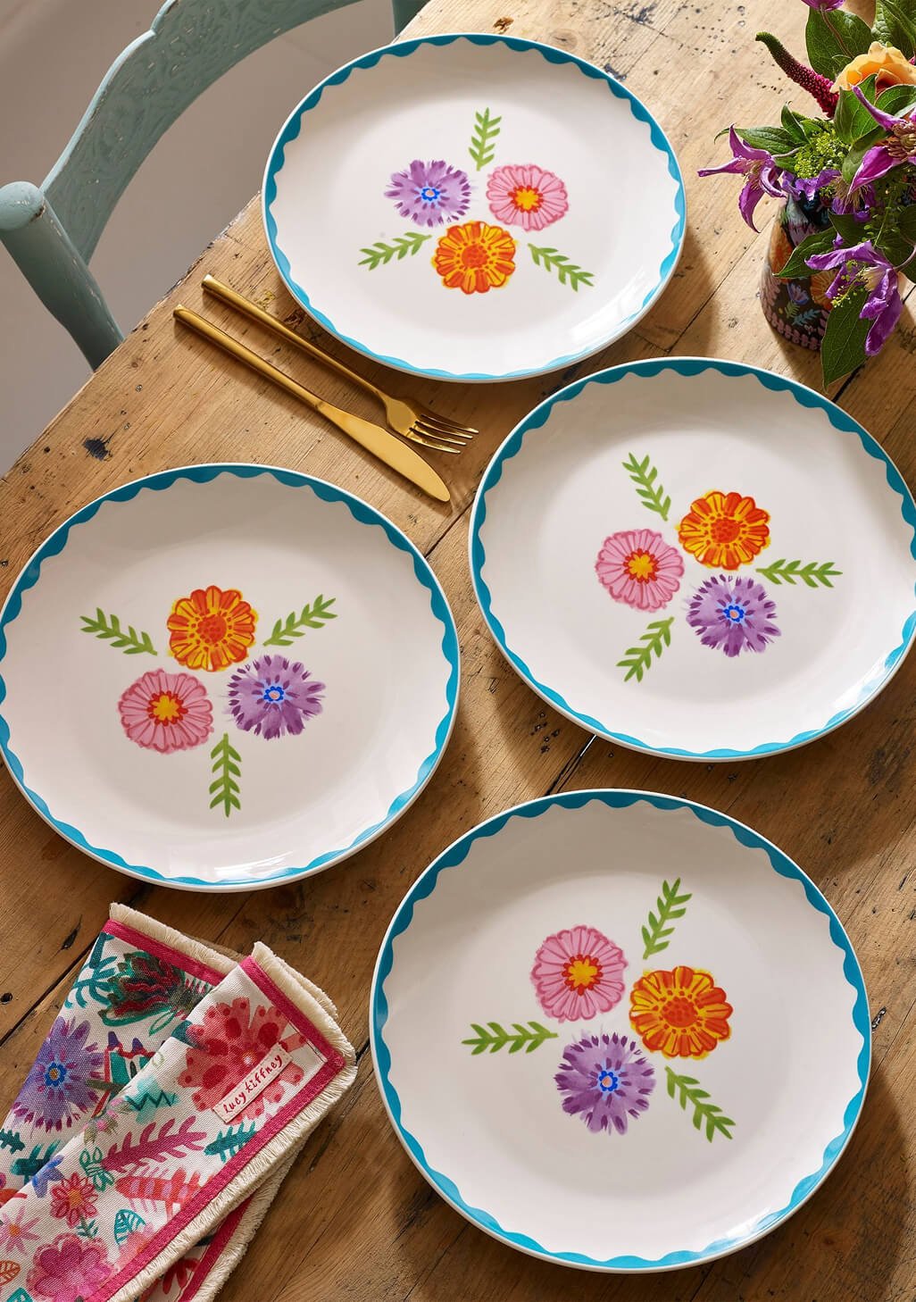 Nina Campbell Green Meadow Pasta