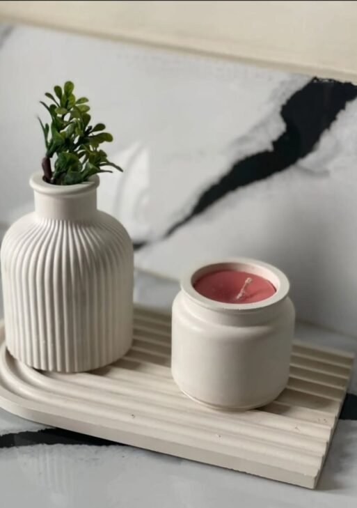 Serene Gypsum Decor Bundle - Customizable