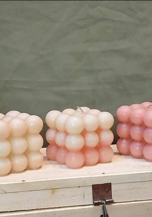 Bubble Cube Candle