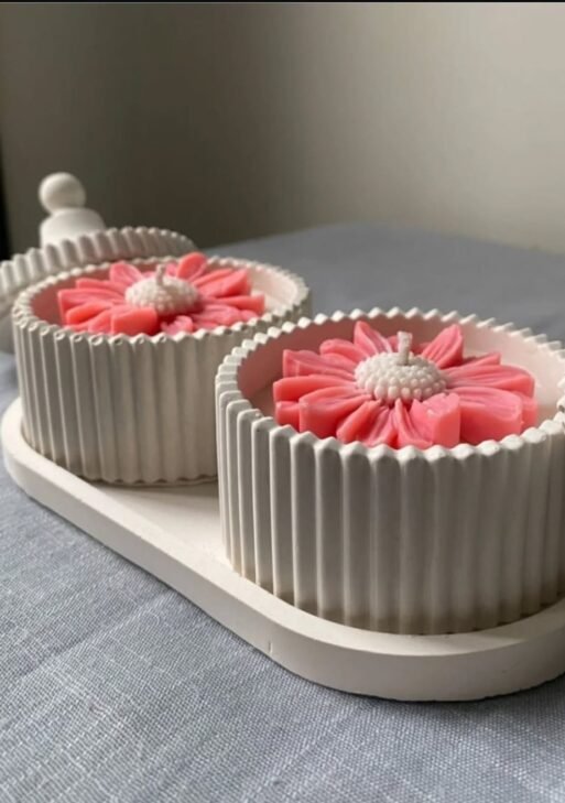 Blooming Flower Candle