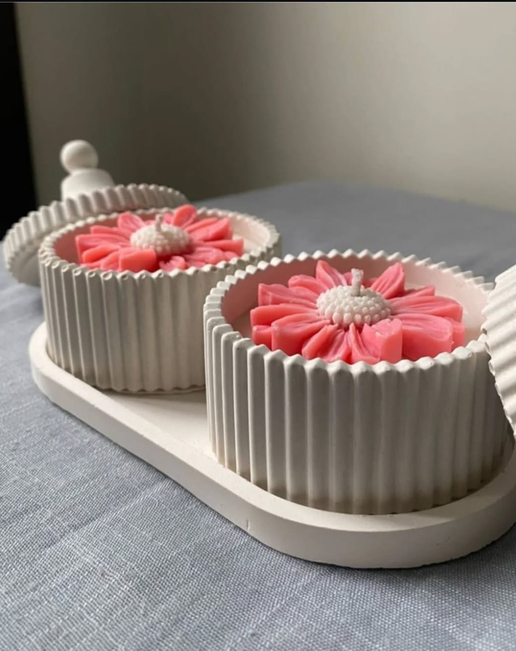 Blooming Flower Candle