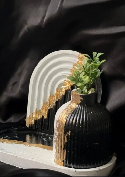 Velora Gold-Kissed Gypsum Tray Set